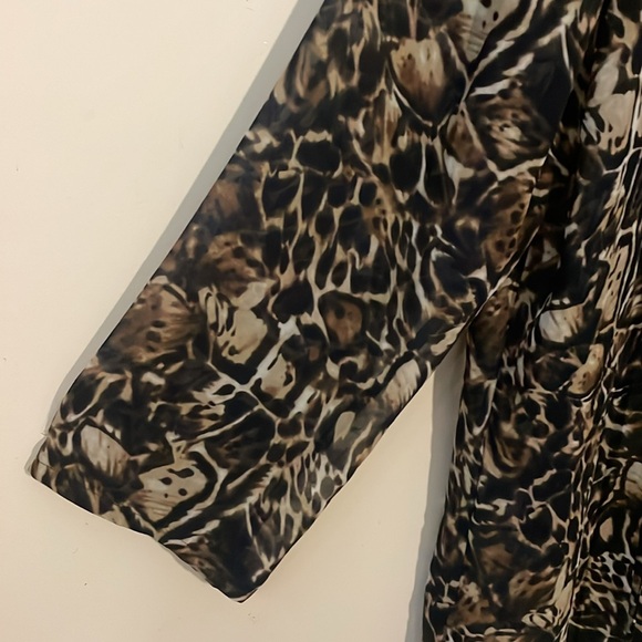 Victoria’s Secret Sheer Animal Print Swimsuit Coverup Blouse Size Small - Picture 8 of 15